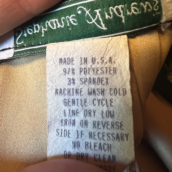 Vintage brown snakeskin print midi skirt with faux leather trim - Picture 4 of 7